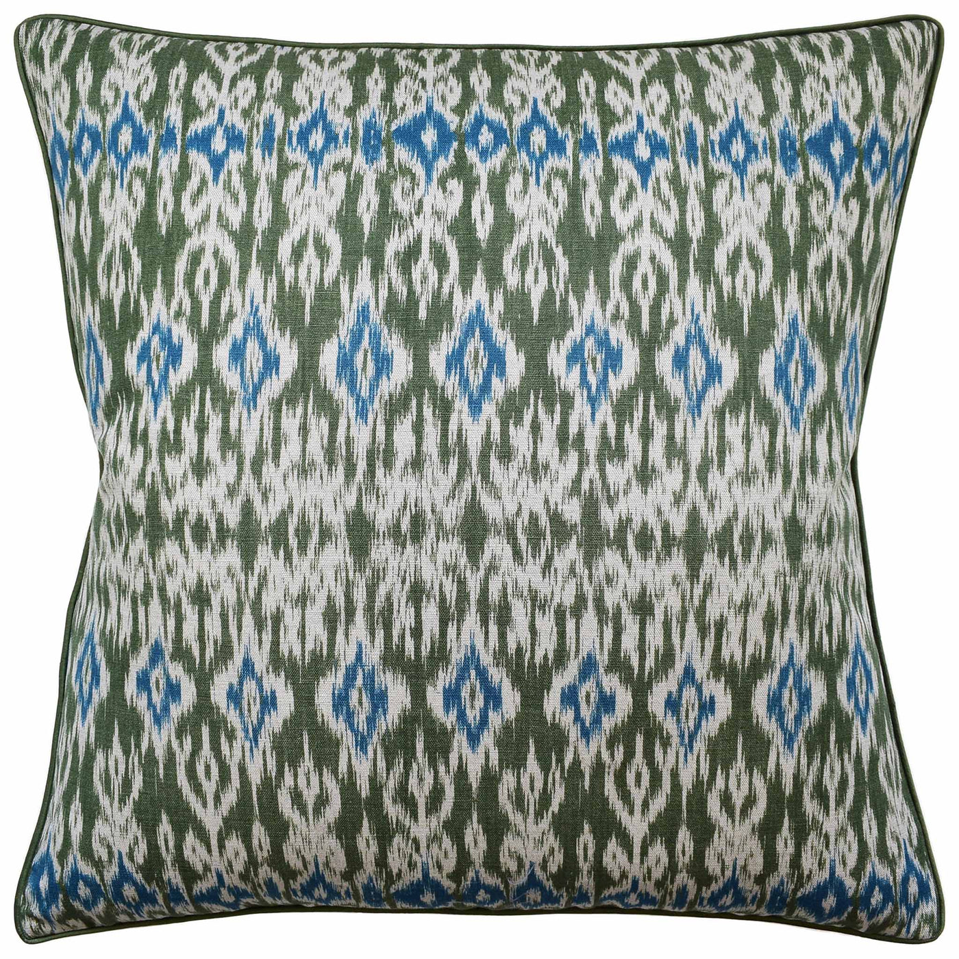 Atlas Ikat Pillow in Wild Sage