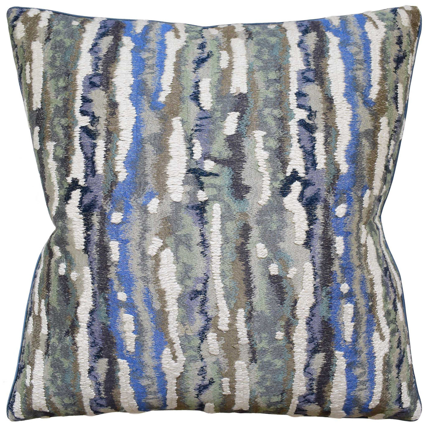 Bark Pillow in Blue