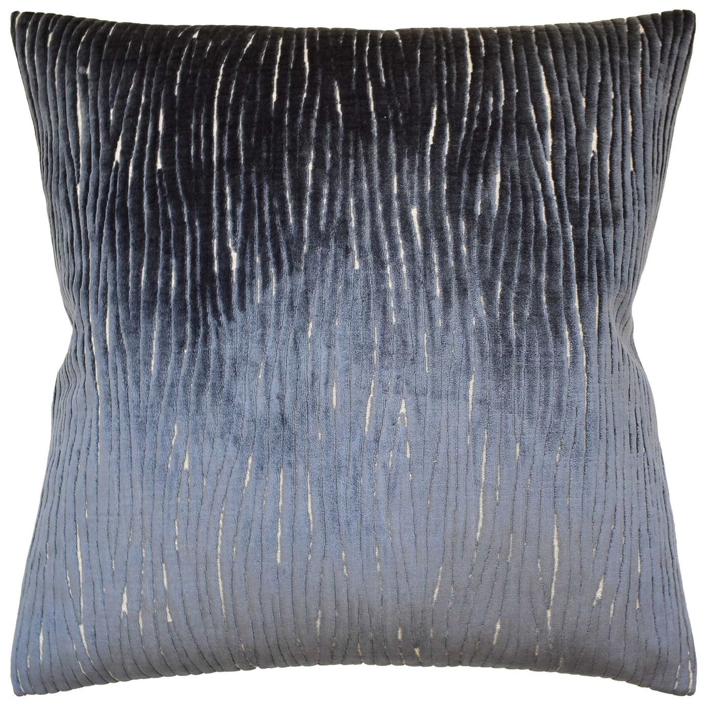 Wave Motion Pillow in Coal