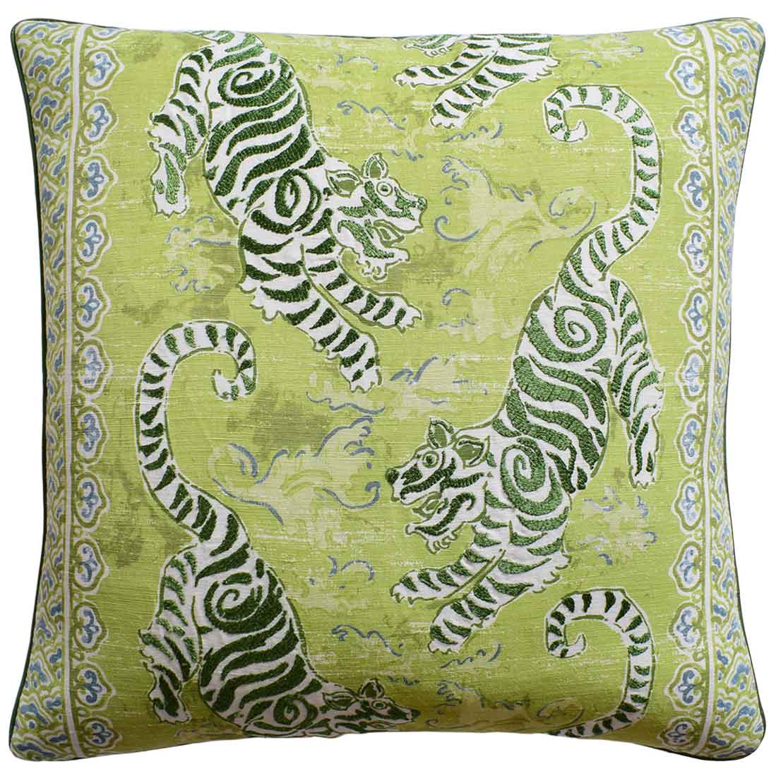 Bongol Print Pillow in Kiwi