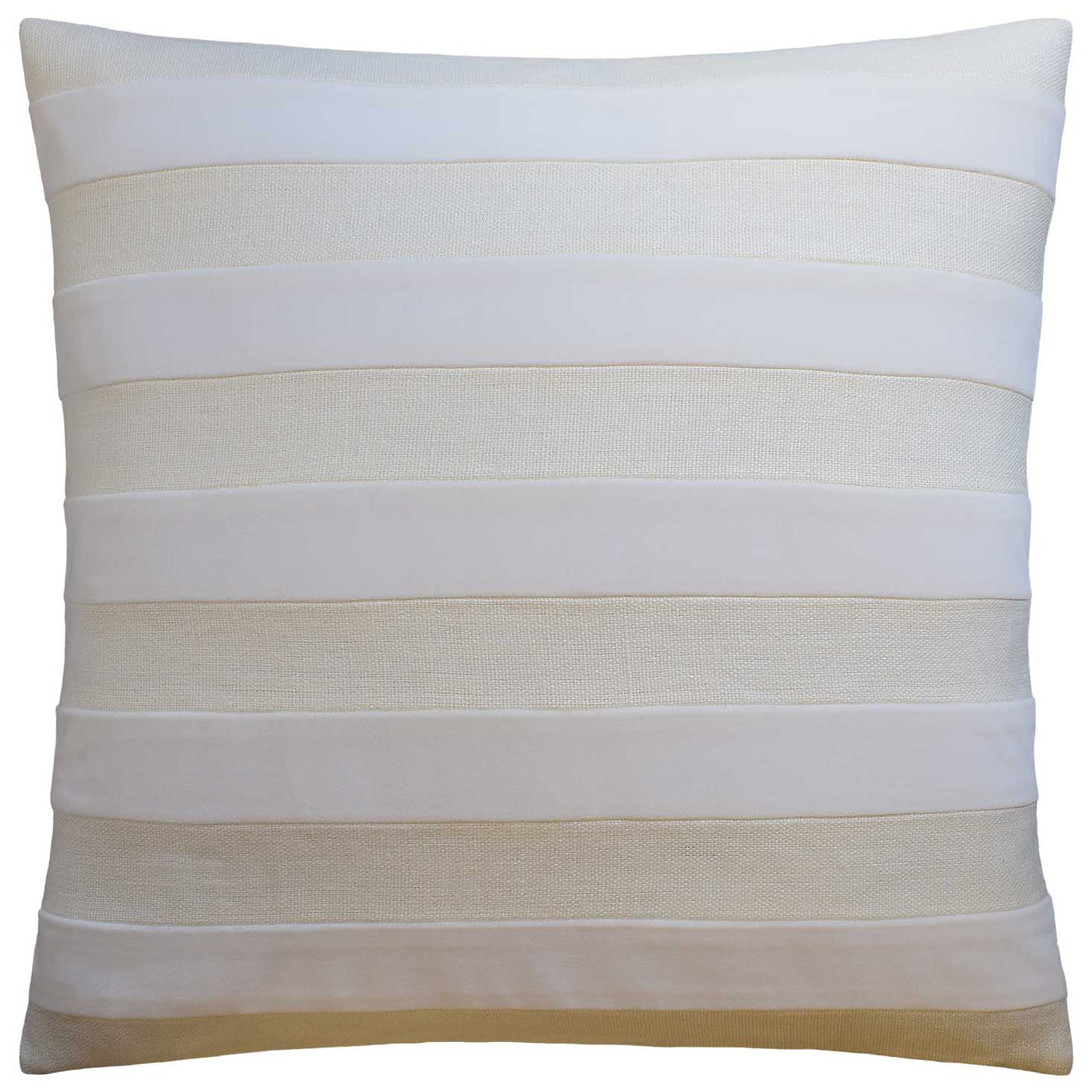Parker Stripe Pillow In Ivory