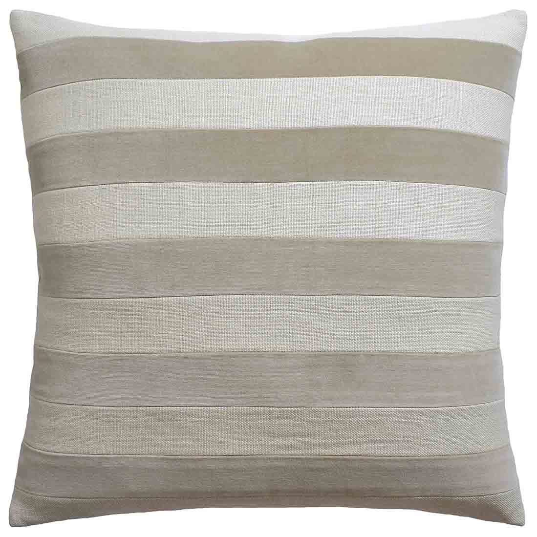Parker Stripe Pillow In Natural