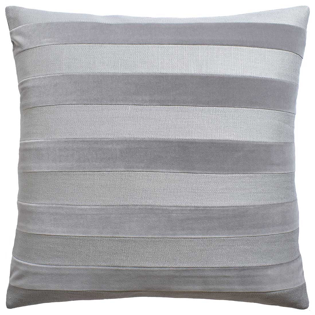 Parker Stripe Pillow In Pewter