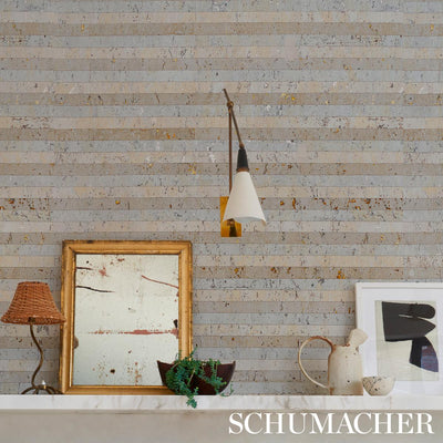 Cork Stripe Wallpaper