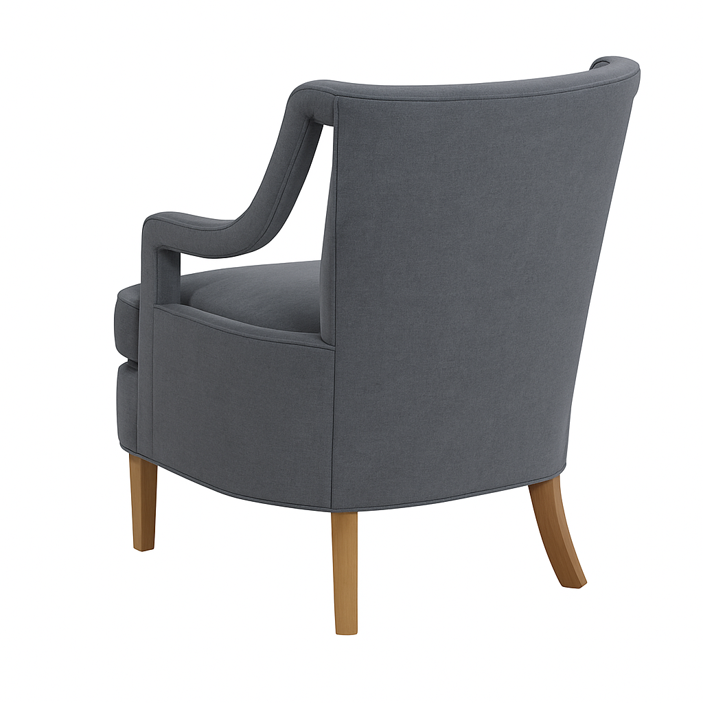 Aero Lounge Chair in Mist Velvet