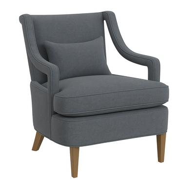 Aero Lounge Chair in Mist Velvet
