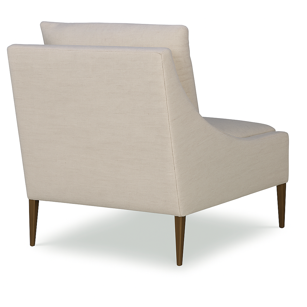 Aris Chair in Champagne Velvet