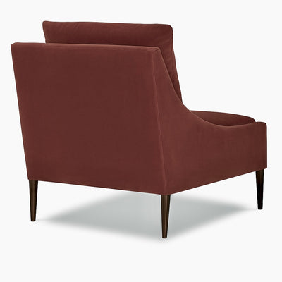 Aris Chair in Persimmon Velvet