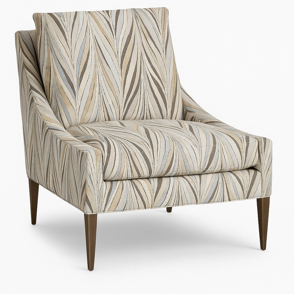 Aris Chair in Feather Velvet