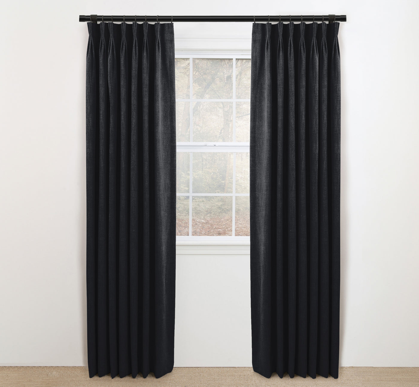 Plain Linen Fabric Drapery Panels