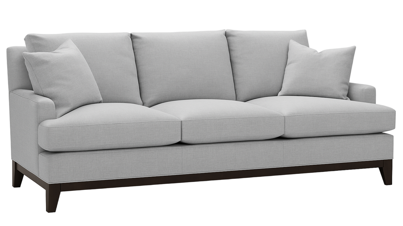 Bennett Sofa in Brume Washed Linen