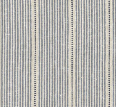 Aero Lounge Chair in Blue Ticking Stripe