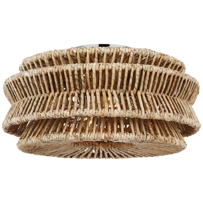 Antigua Large Drum Semi-Flush Mount