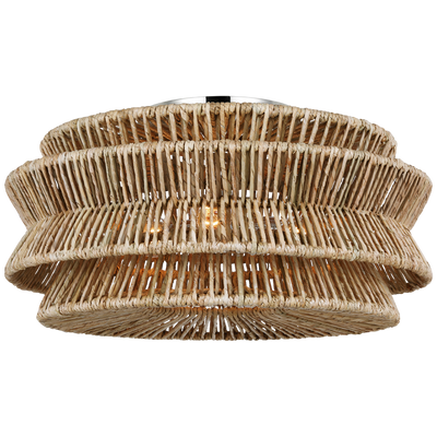 Antigua XL Drum Semi-Flush Mount