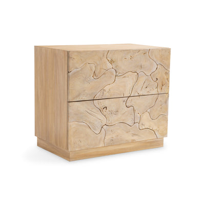 Calvera Nightstand in Bleached Teak
