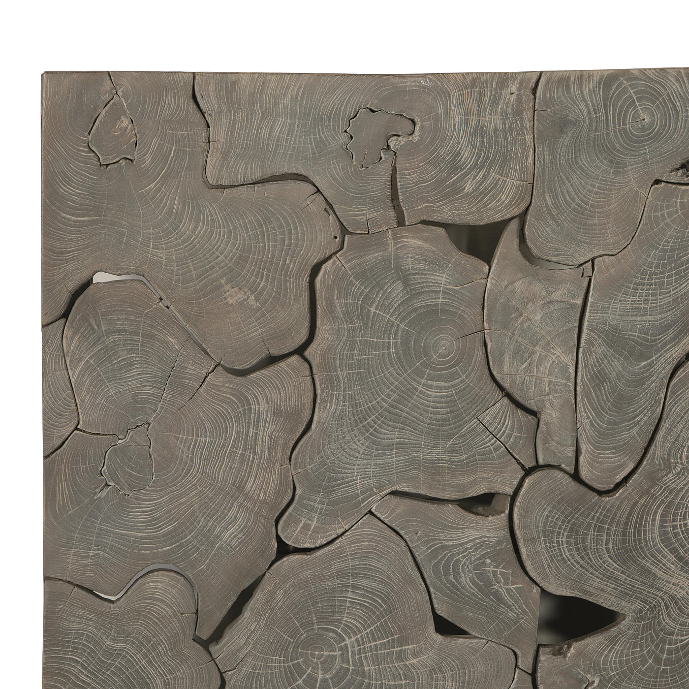 Calvera Teak Upholstered King Bed