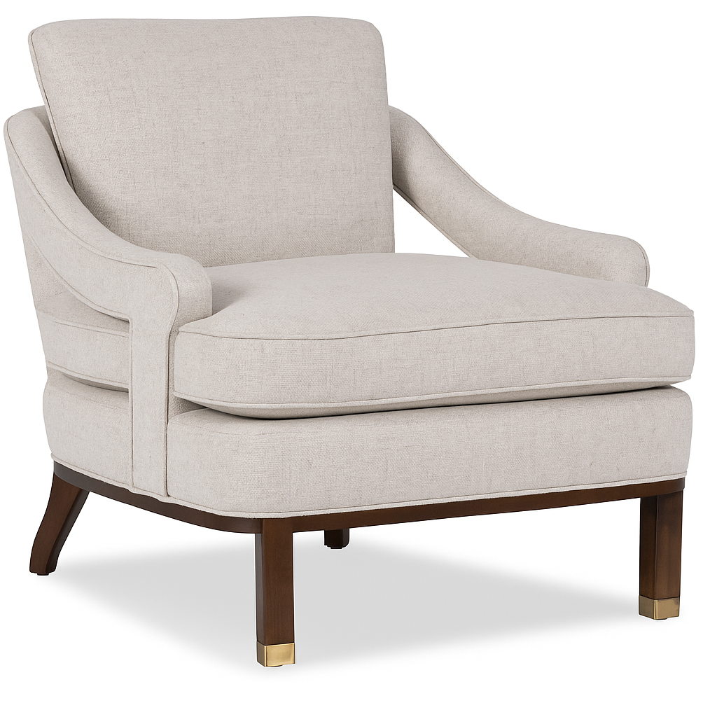 Cheshire Chair in Brown Sugar Tweed