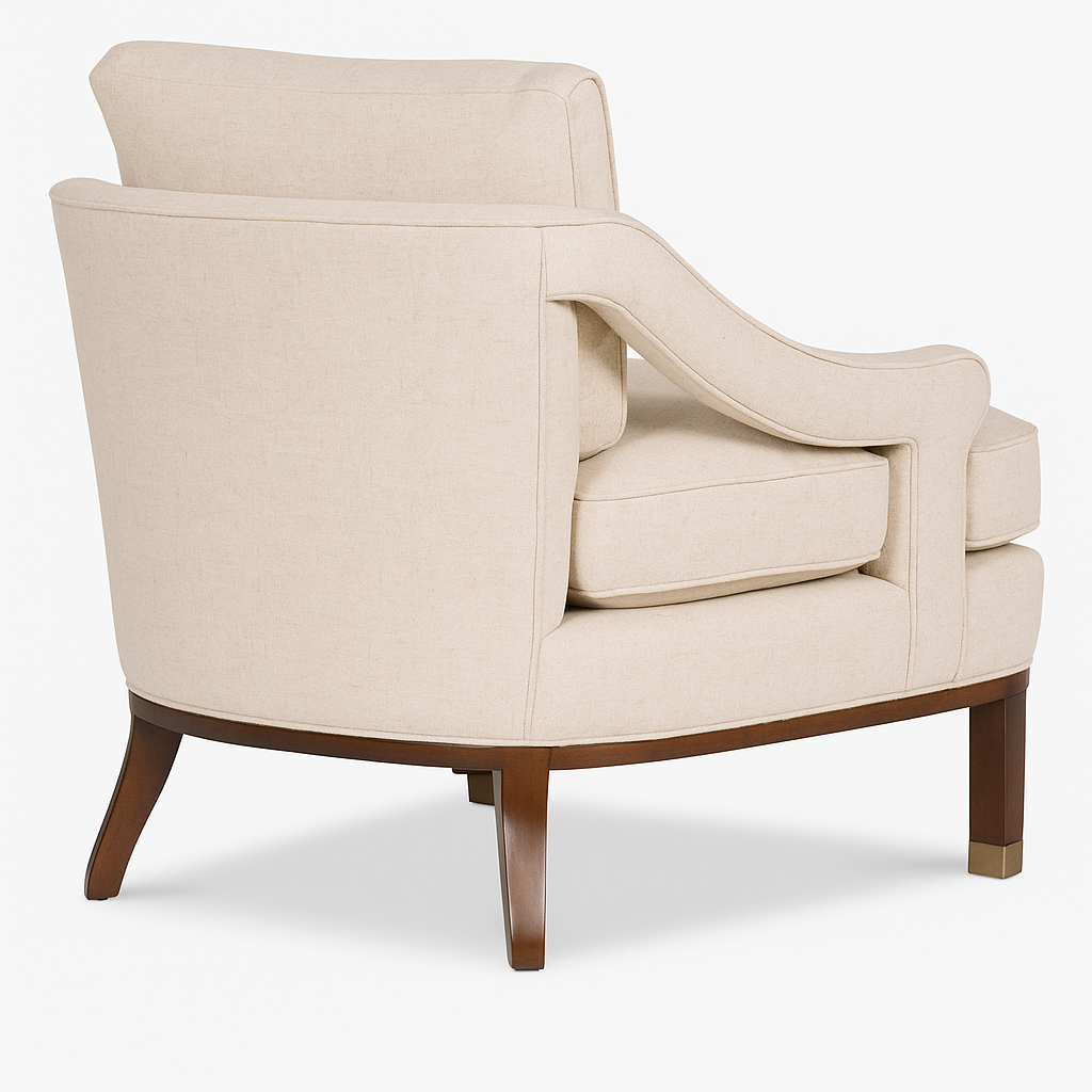 Cheshire Chair in Canvas Tan Tweed