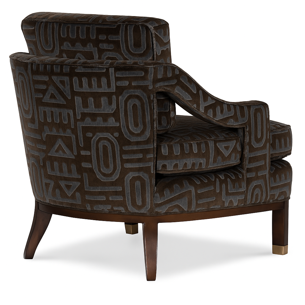 Cheshire Chair in Maze Velvet