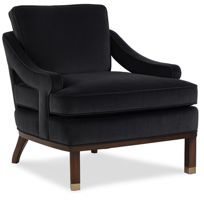 Cheshire Chair in Stone Velvet