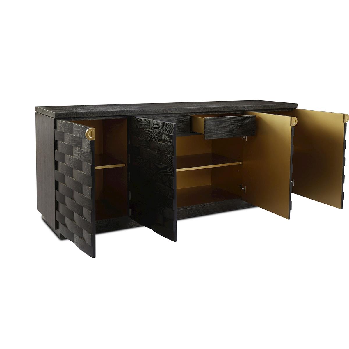 Tessitore Four Door Credenza