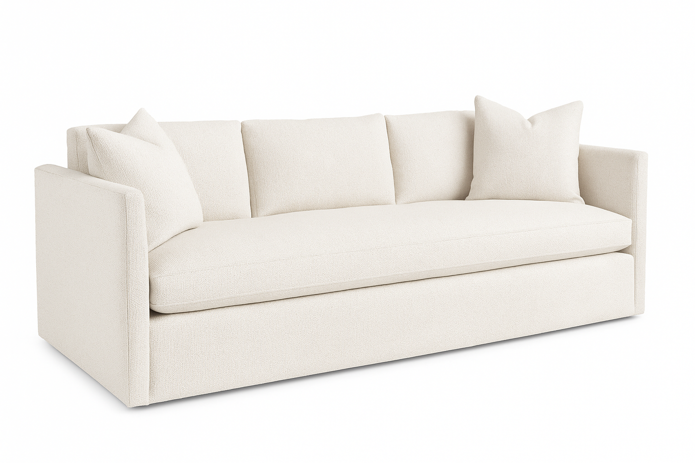 Ellison Sofa in Sherpa White