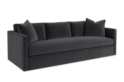 Ellison Sofa in Stone Velvet