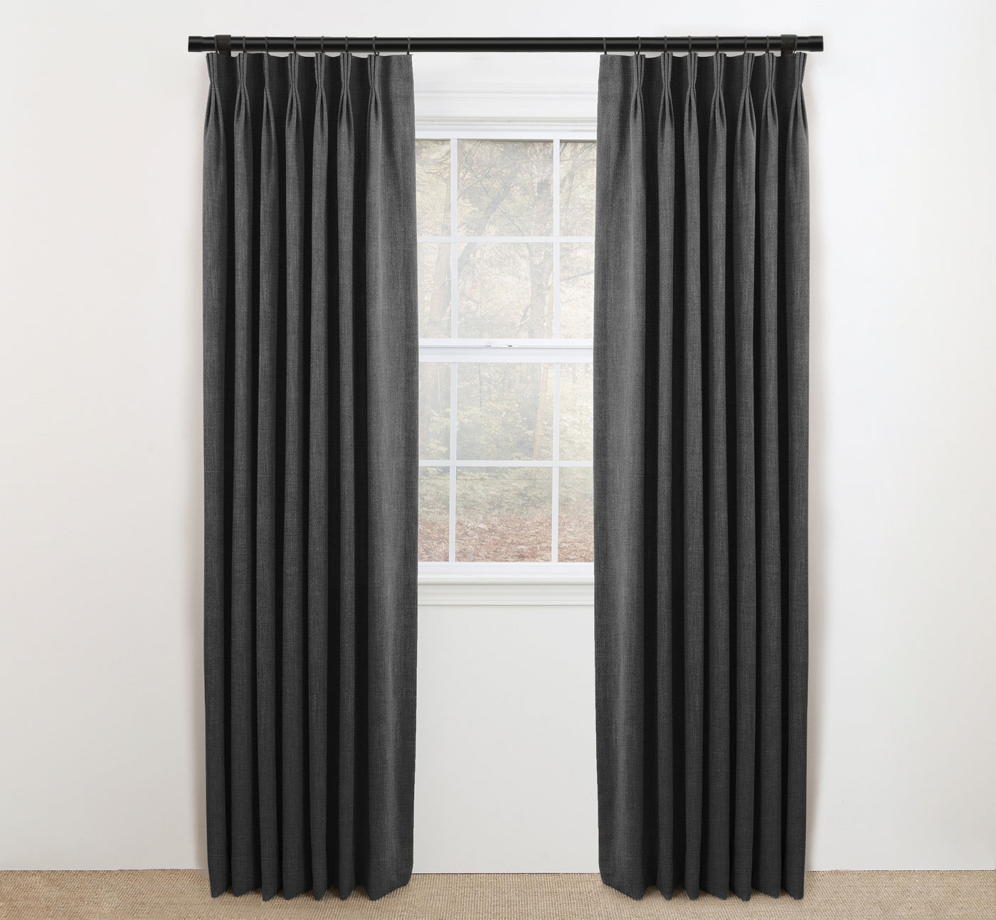 Plain Linen Fabric Drapery Panels
