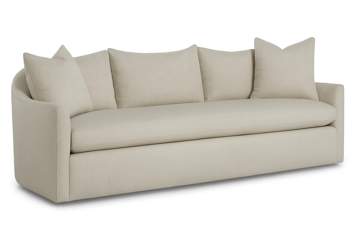 Ivy Sofa in Champagne Velvet