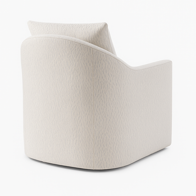 Ivy Swivel Chair in Silver Back
