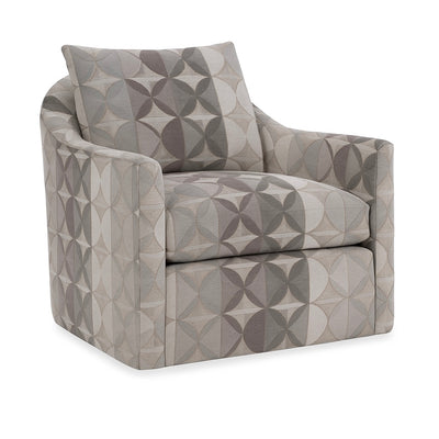Ivy Swivel Chair in Plum Twighlight