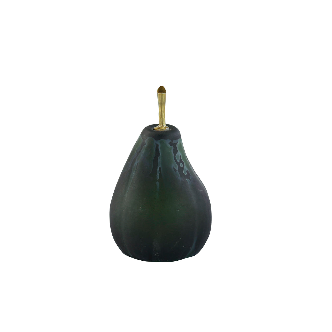 Glass Pear Sculpture, small