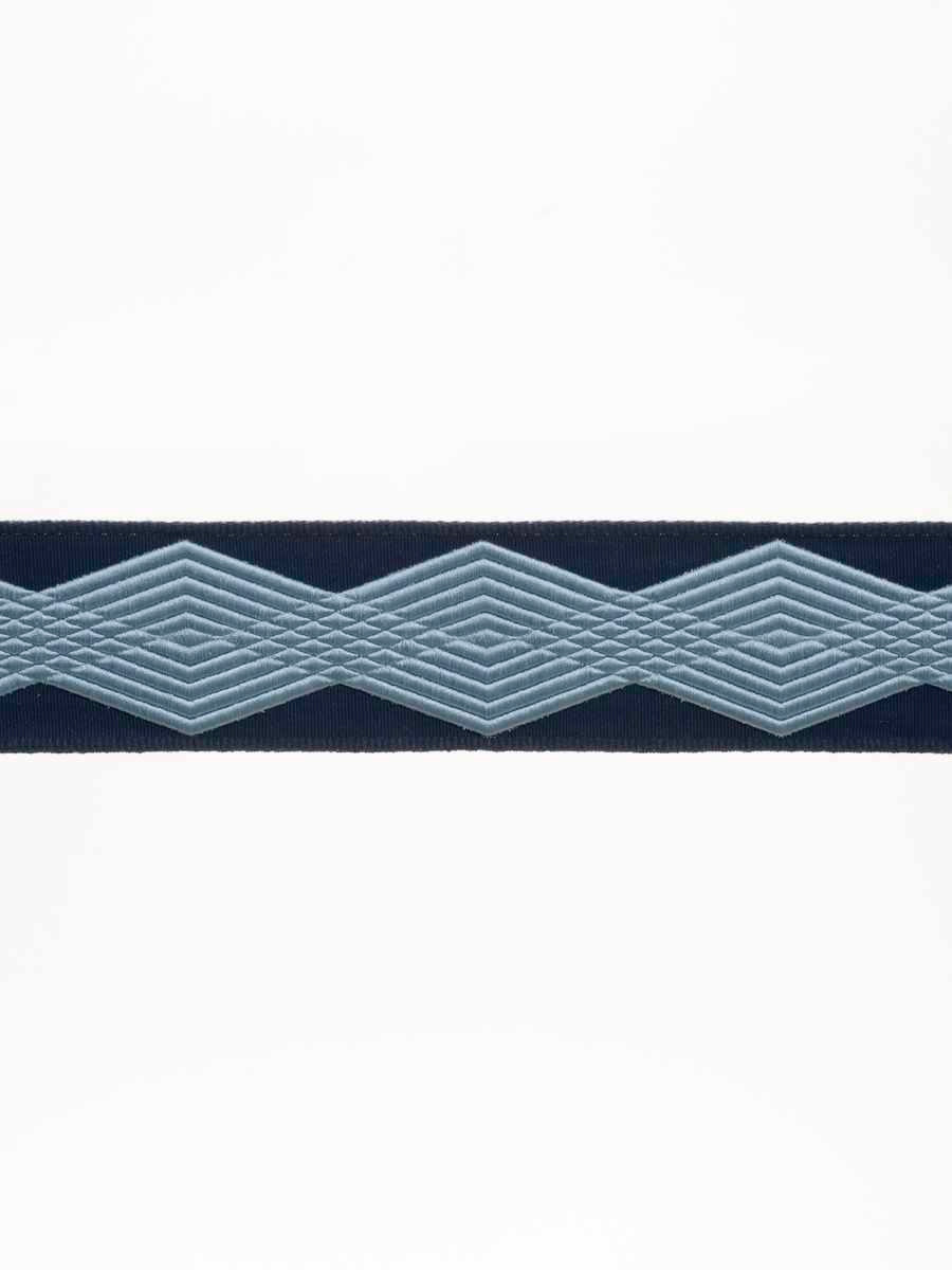 Loom Navy Drapery Sample