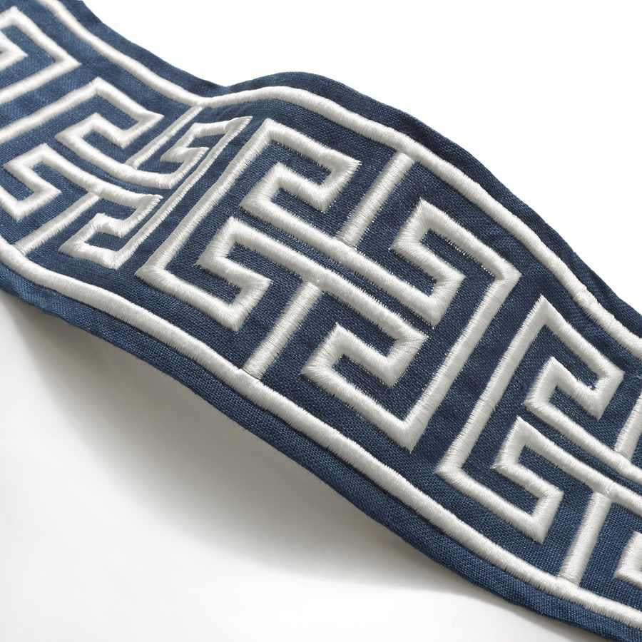 Modern Navy Drapery Sample