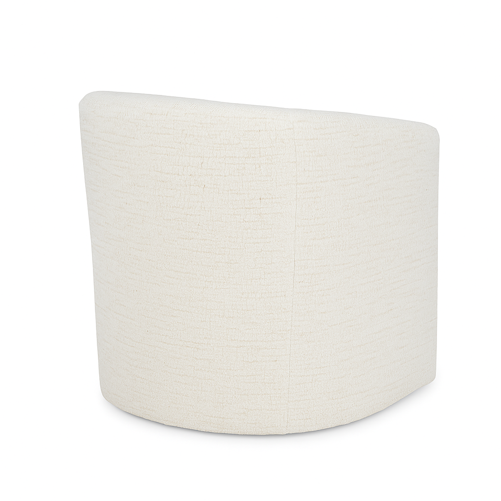 Marlo Swivel Chair in Natural Nub