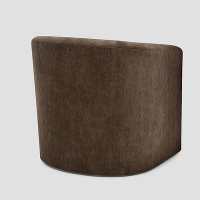 Marlo Swivel Chair in Taupe Mohair
