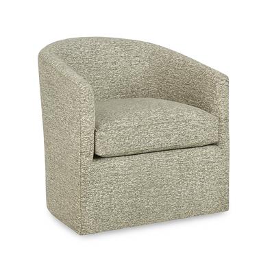 Marlo Swivel Chair in Green Speckle