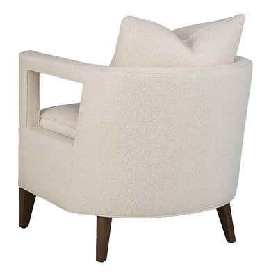 Milo Club Chair in Cream Boucle