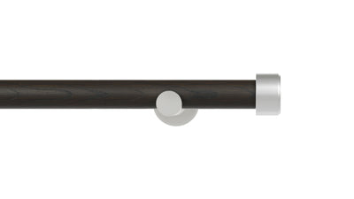 Edge Drapery Set- Mink & Satin Nickel