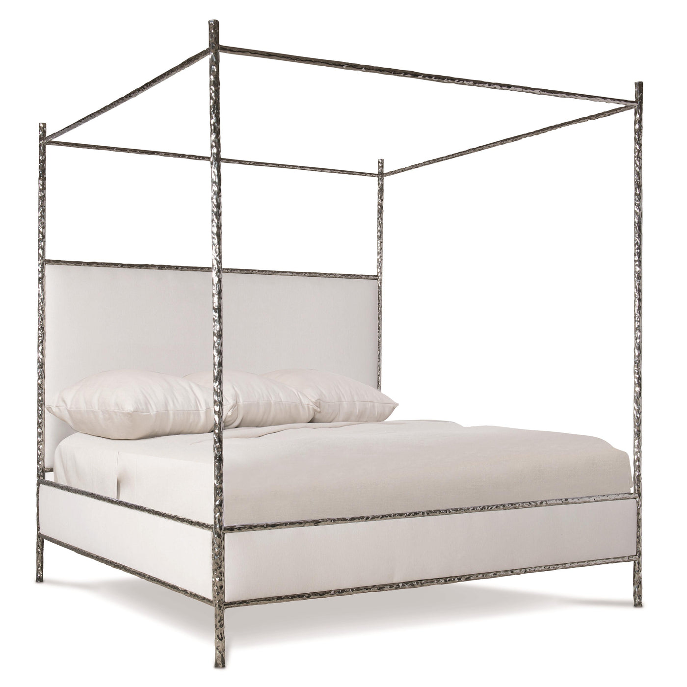 Oscar Fabric Canopy King Bed