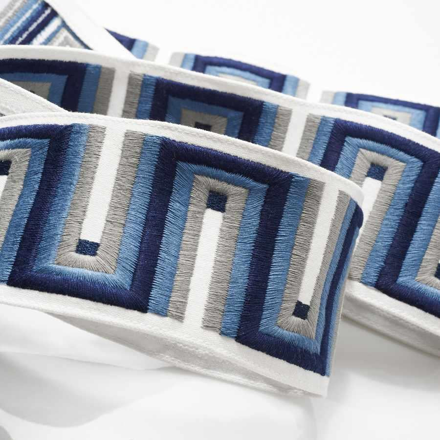 Drapery Panel-Palazzo Blue