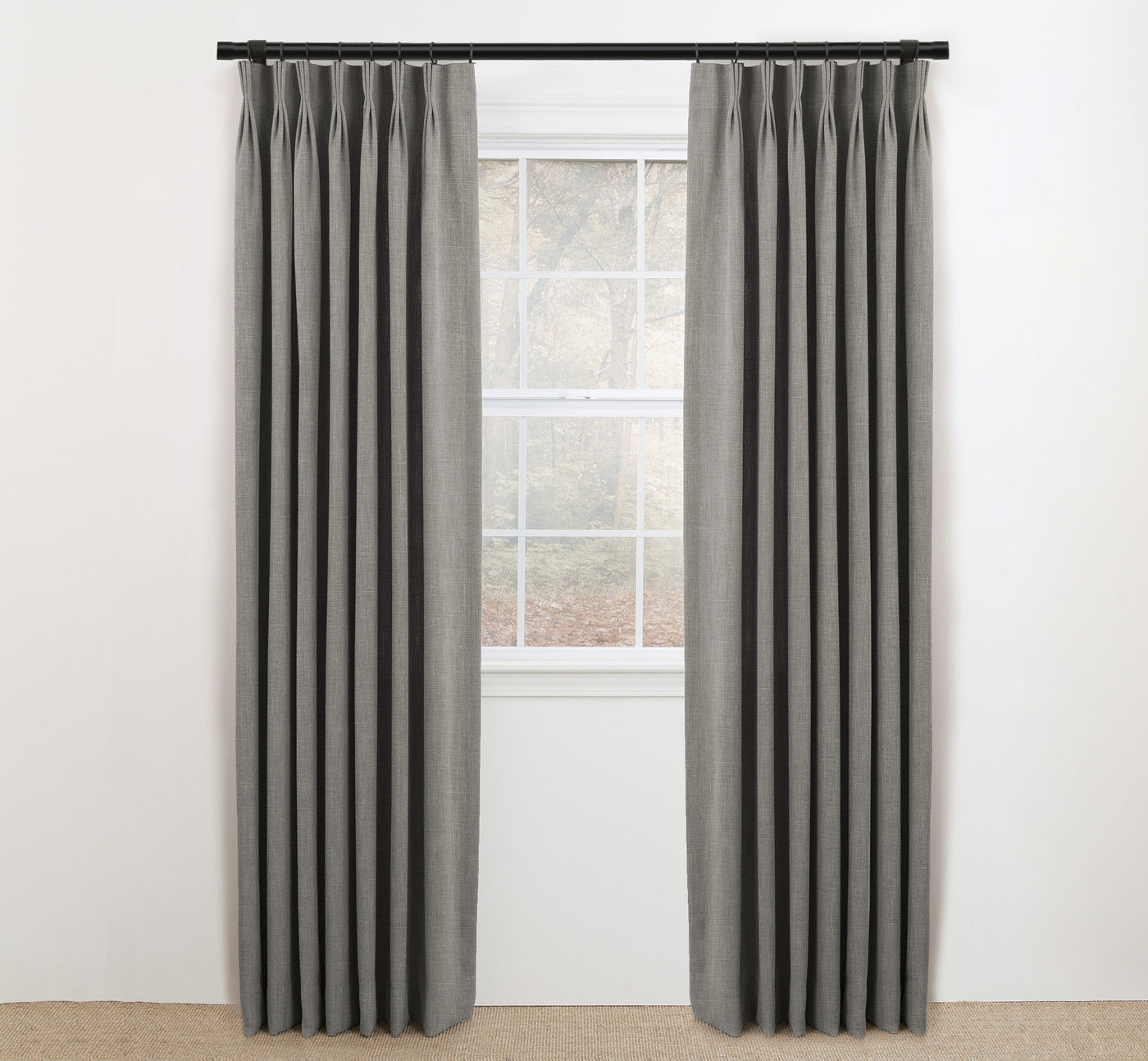 Plain Linen Fabric Drapery Panels