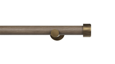 Edge Drapery Set- Sable & Satin Bronze