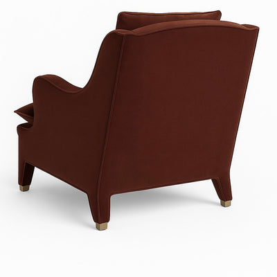 Sophie Lounge Chair in Yam Velvet