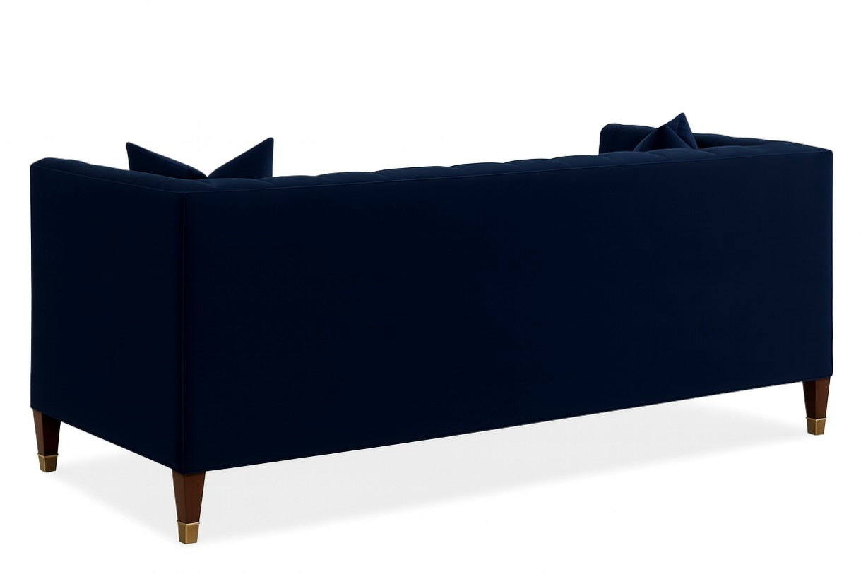 Whitemore Sofa in Midnight Blue Velvet