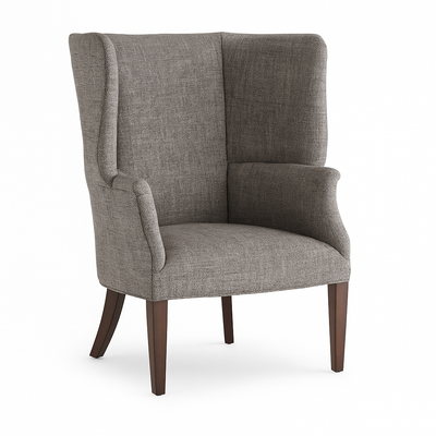 Winslow Wing Chair in Oxford Weave