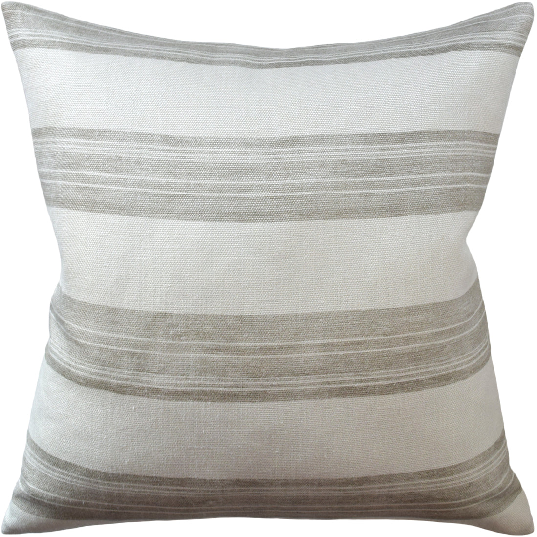Askew Pillow in Ivory/Taupe