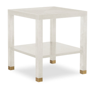 Trevor Square Side Table w/Wood Top