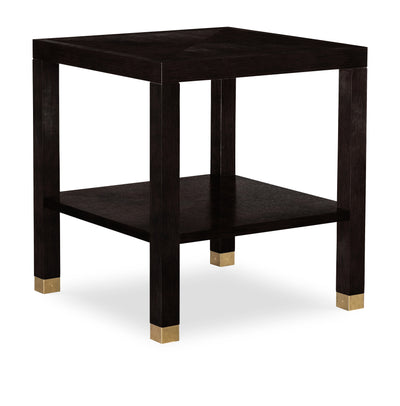 Trevor Square Side Table w/Wood Top