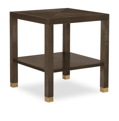 Trevor Square Side Table w/Wood Top